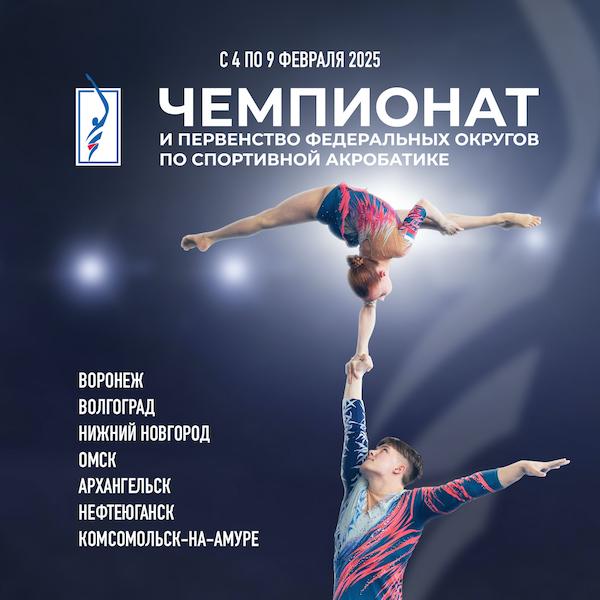 Спортивная акробатика. Чемпионаты и Первенства ФО 2025