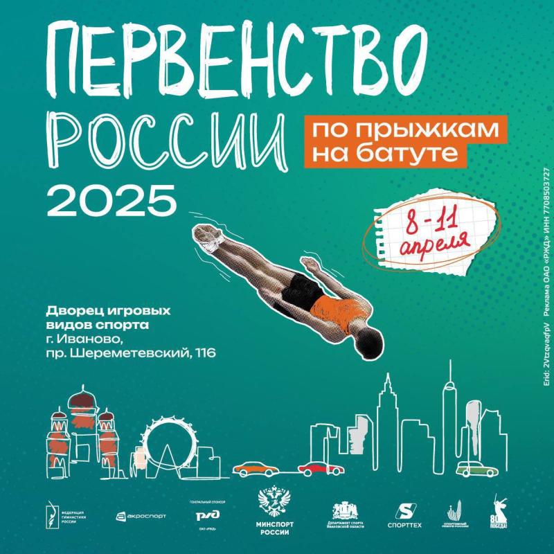 Прыжки на батуте. Первенство России 2025