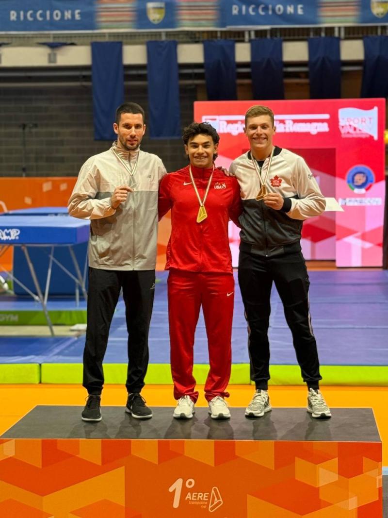Прыжки на батуте. FIG World Cup 2025 - AERE CUP (Риччоне, Италия). Награждение
