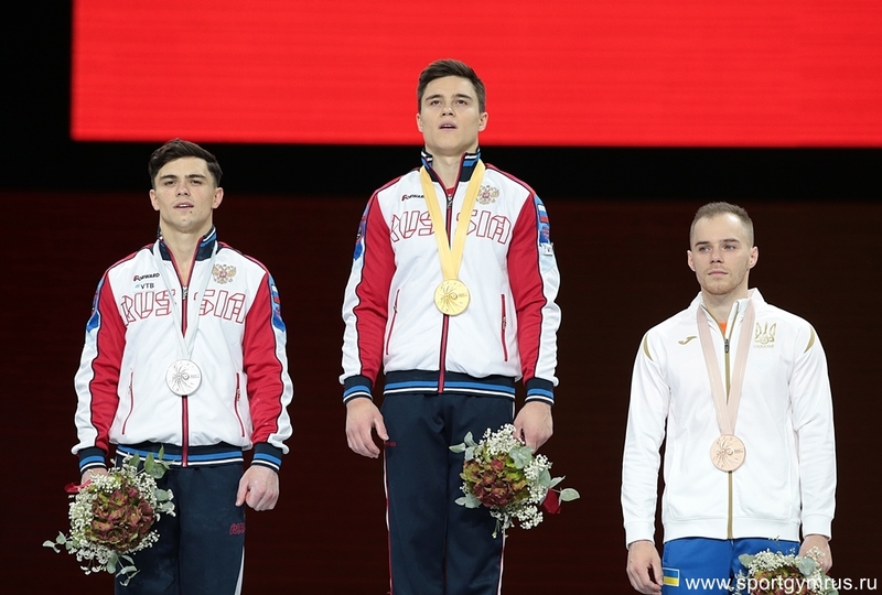 ФСГР поздравляет чемпиона и  призера  49 Чемпионата мира по спортивной гимнастике (Штутгарт, Германия)