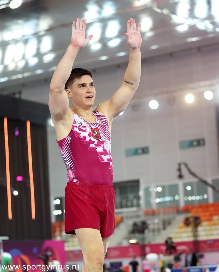 Гимнаст Нагорный рассказал, что очень доволен своим выступлением на чемпионате России