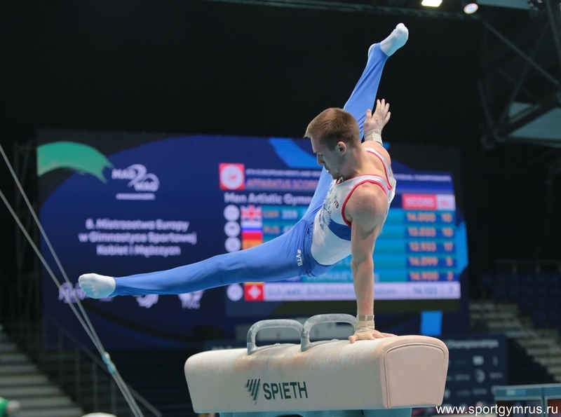 Гимнаст Поляшов выиграл упражнения на коне на чемпионате России, Белявский — седьмой