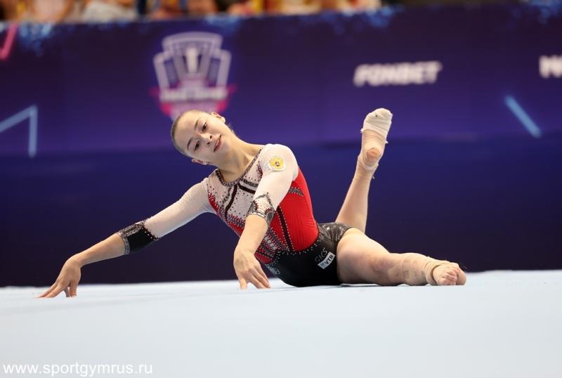 Калмыкова победила в упражнениях на бревне на Кубке России по спортивной гимнастике