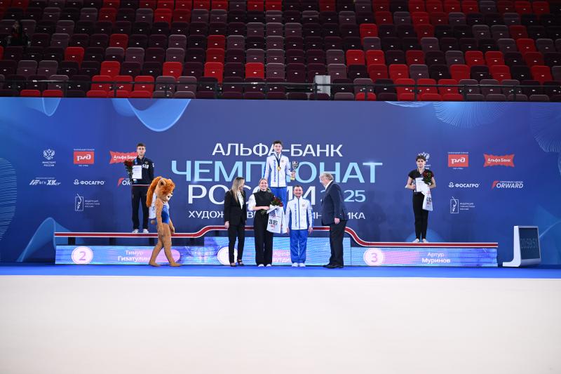 Багаутдинов выиграл два золота на чемпионате России по художественной гимнастике
