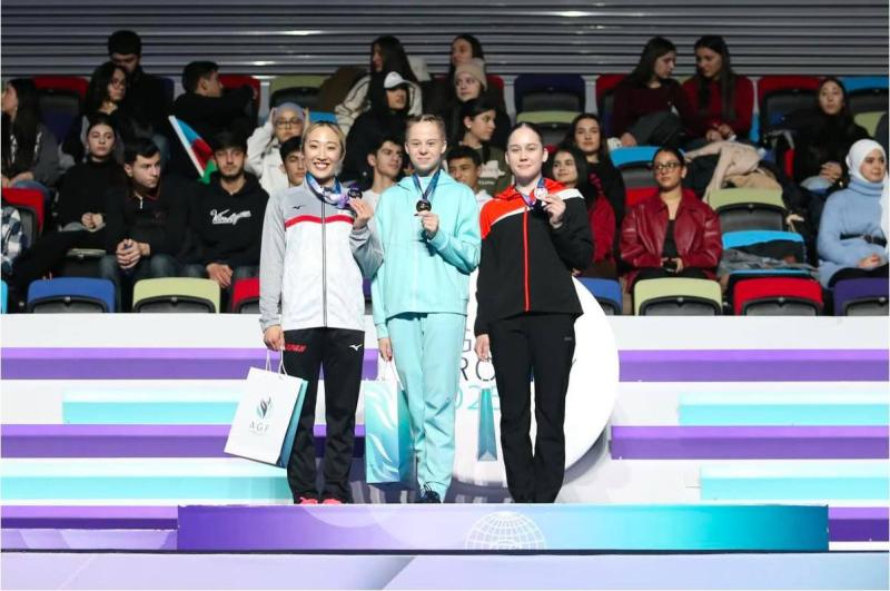 В Азербайджане завершился первый этап Кубка мира «AGF TROPHY 2025» по прыжкам на батуте и акробатической дорожке