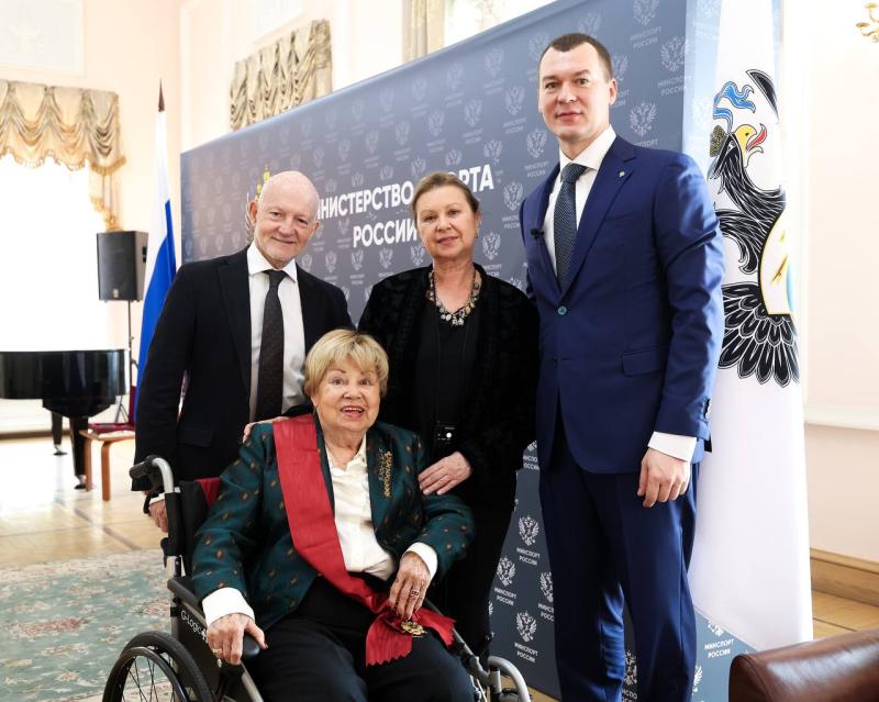 ​Лариса Латынина удостоена ордена «За заслуги перед Отечеством» I степени
