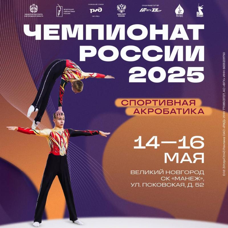 Чемпионат России по спортивной акробатике 2025